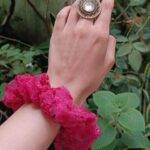 Fuchsia Traditional Scrunchie