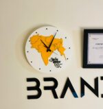 Premium 12-inch Akhand Bharat wall clock