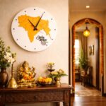 Premium 12-inch Akhand Bharat wall clock